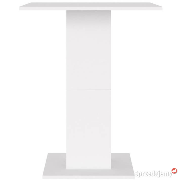 Stolik bistro biały 60x60x75 materiał Stoły Warszawa