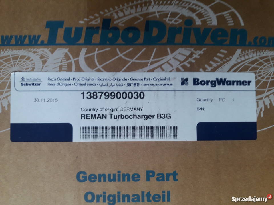 TURBOSPRĘŻARKA TURBINA DAF XF105 Białystok sprzedam