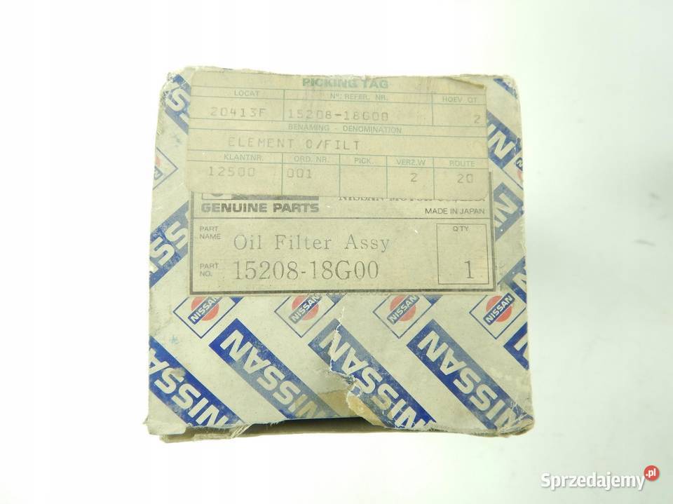 Filtr Oleju NISSAN Primera 1520818g00 Oleju sprzedam