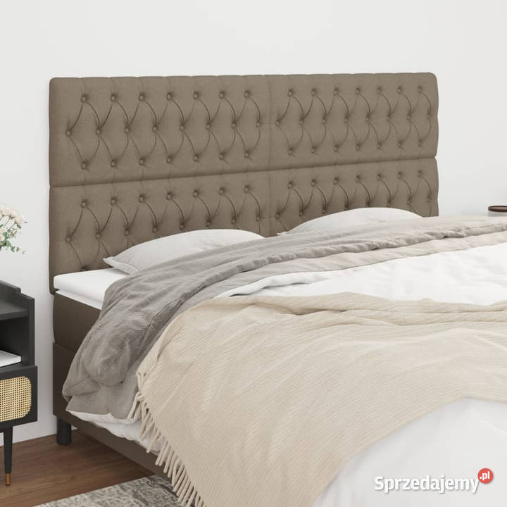 Zagłówki do łóżka 4 taupe 100x7x7888 tkanina Warszawa