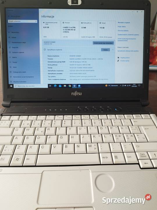 Laptop Fujitsu Lifebook S761 pomorskie Gdańsk