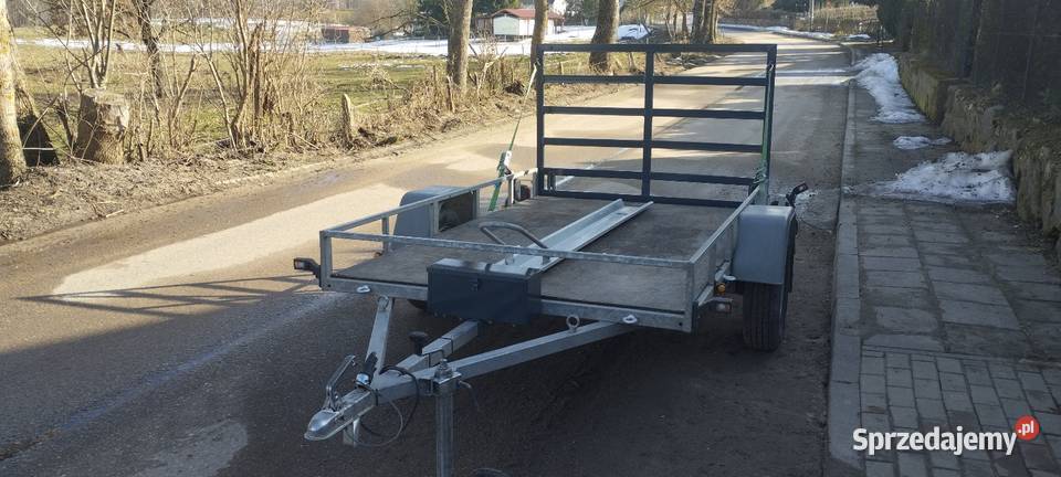 Przyczepka platforma RYDWAN kat B do wynajęcia Miłki