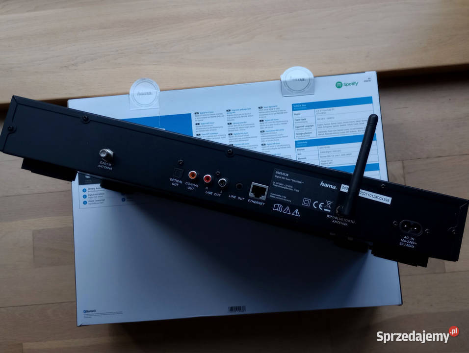 STREAMER TUNER FM DAB INTERNETOWY Hama DIT2006BT sprzedam