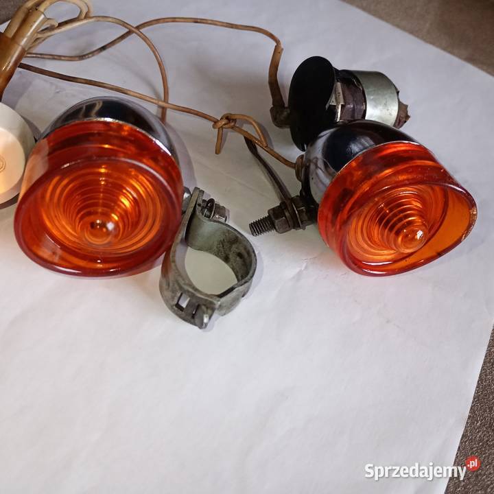 stare kierunkowskazy chyba pierwszego harleya dolnośląskie
