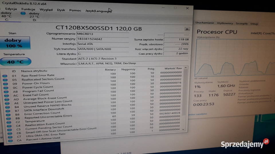 Komputer DELL Optiplex 7010 120SSD 500HDD 8gb Dell podkarpackie Rymanów