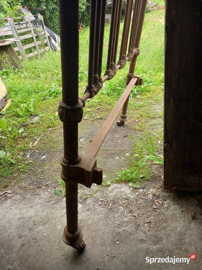 Łóżko metalowe antyk zabytek Lublin