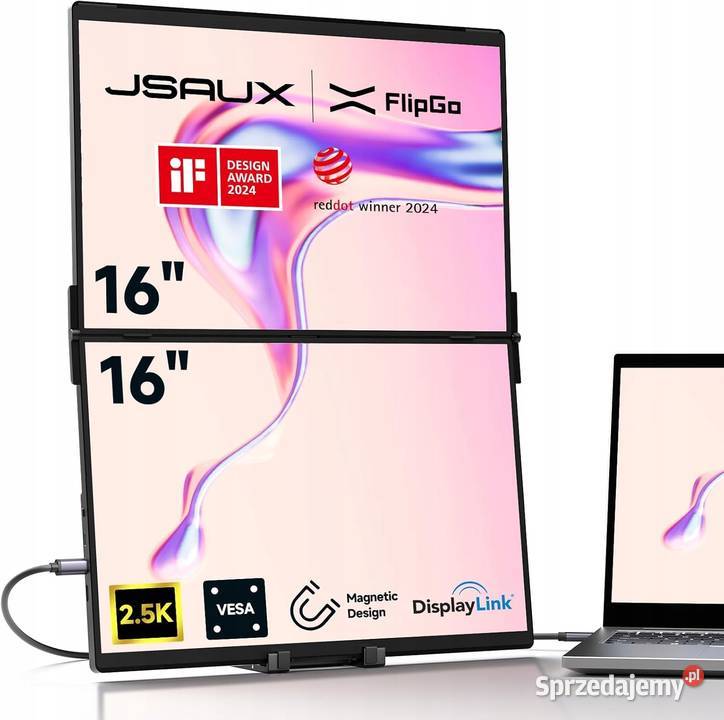 Monitor LED Jsaux FlipGo 16 Pro 25K 16 2560 x Myszyniec