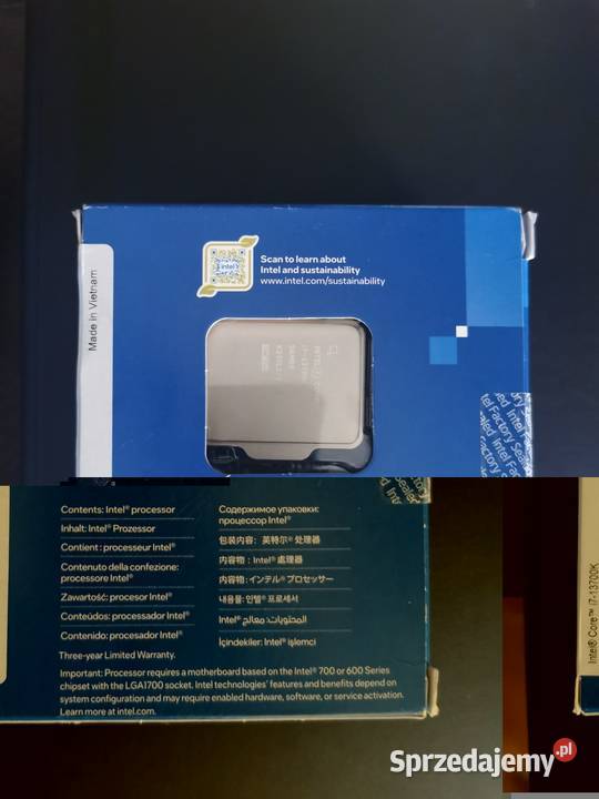 Procesor Intel I7 13700 K Zabrze