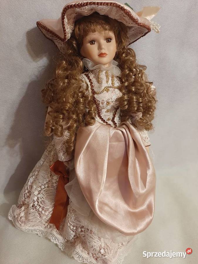 Przepiękna kolekcjonerska lalka porcelanowa na kujawsko-pomorskie Inowrocław