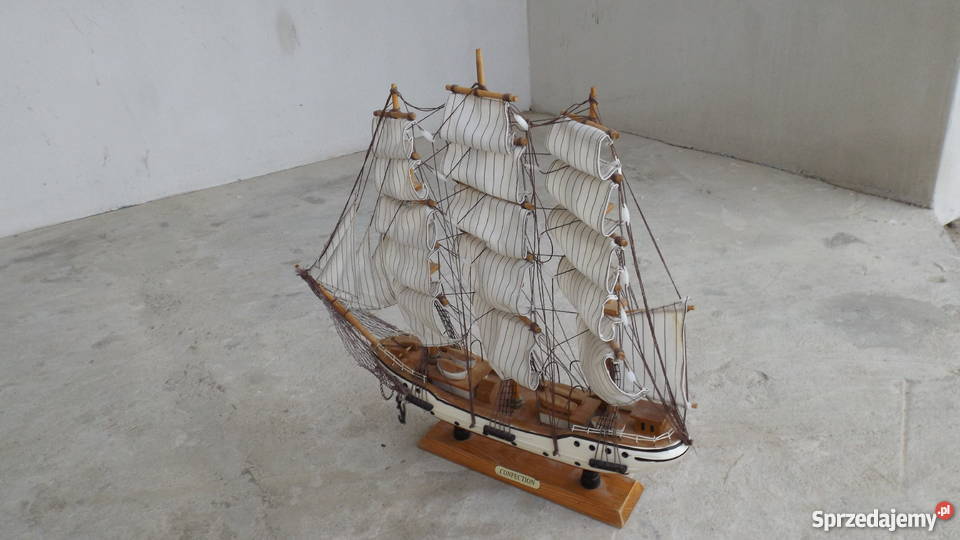 Statek żaglowiec okręt CONFECTION 40x50 Antyki, Sztuka, Kolekcje sprzedam