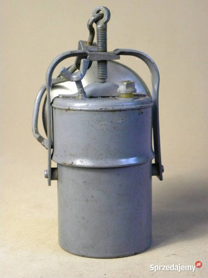 Kolekcjonerska polska lampa górnicza karbidowa Legnica