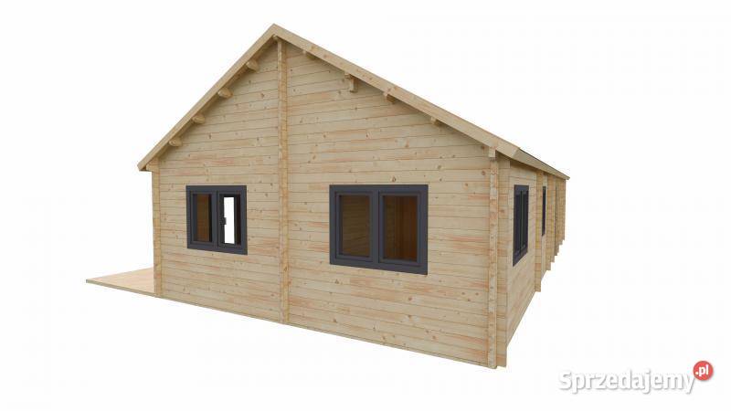 dom drewniany całoroczny SIBU 70m2 drewniany z sprzedam