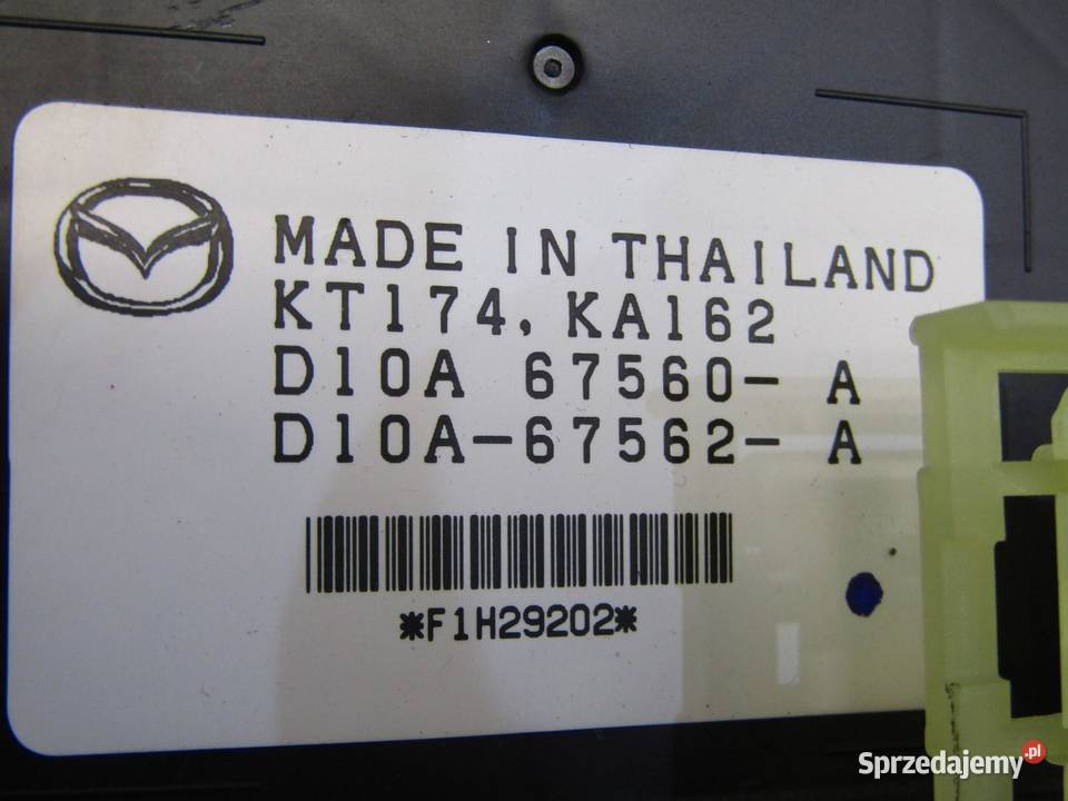MODUŁ STEROWNIK BSI MAZDA 2 DJ D10A67560A