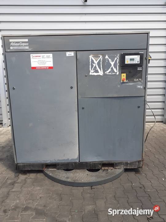 Sprężarka śrubowa kompresor ATLAS COPCO GA75 Wilków sprzedam