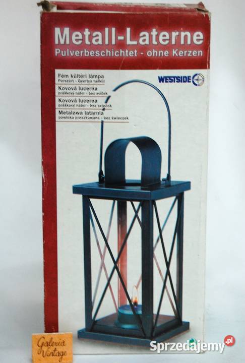 Latarnia lampion na tealigt świeczkę Westside
