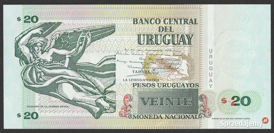 URUGWAJ 20 PESOS 2000 Stan bankowy UNC