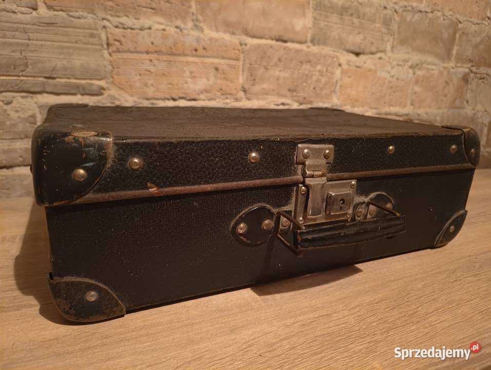 Stara walizka VINTAGE z czasów PRL oryginalny Będzin