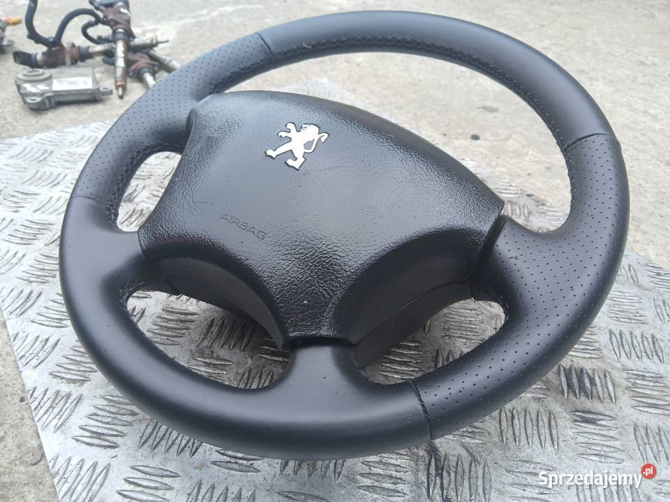 Kierownica skórzana poduszka airbag Peugeot 407 osobowe Radłów