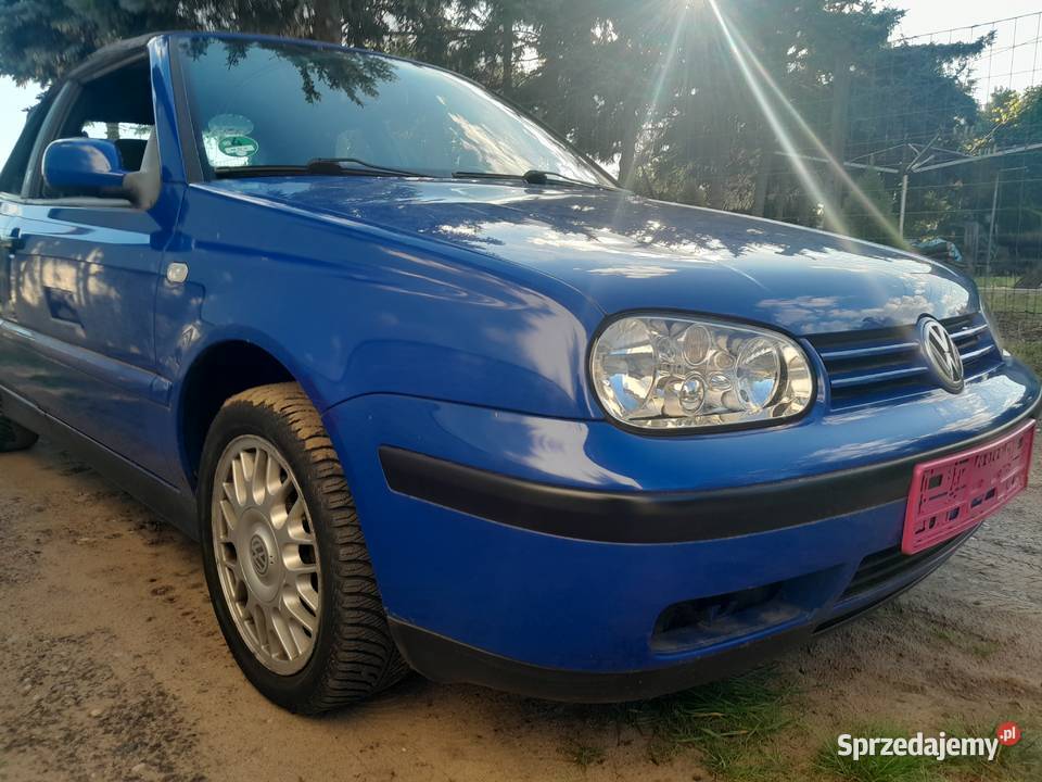 VW Golf IV 16 benzyna Cabrio Karmann z de alu manualna wielkopolskie Wronki
