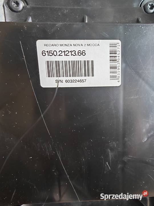 Fotelik samochodowy Recaro Monza Nova 1536 Białystok