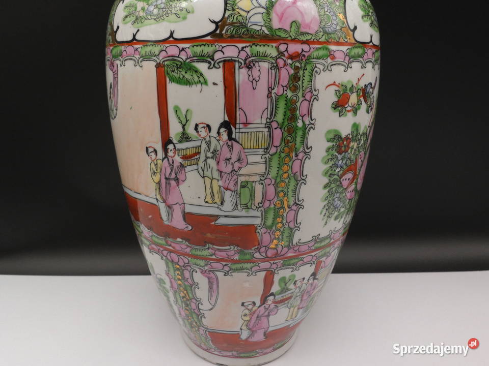 Porcelanowy wazon duży Chiński wys 47