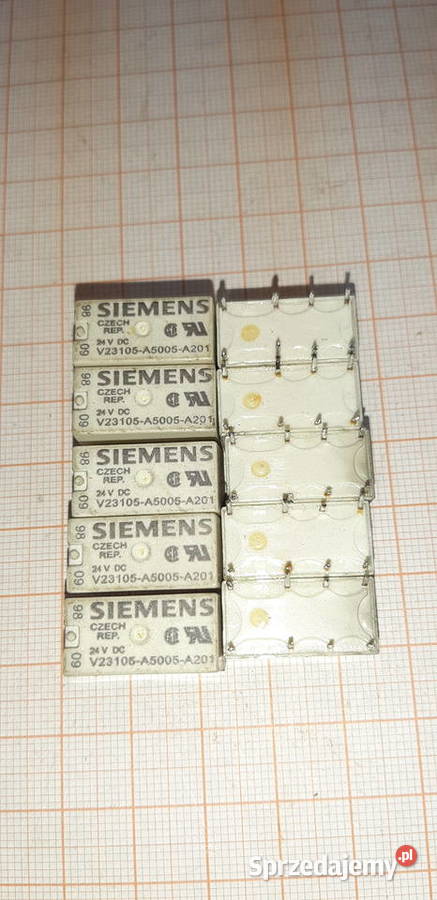 Przekaźnik SIEMENS 24V V23105A5005A201 10 A48 12 Czechowice-Dziedzice