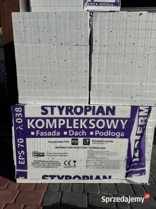 Styropian Izoterm kompleksowy 038 fasada dach Oleśnica