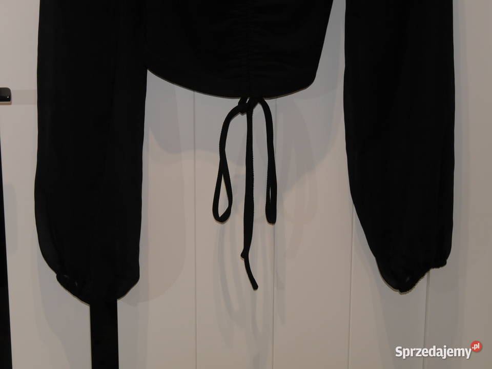 Shein fajna krótka bluzka wiązanie 34 XS