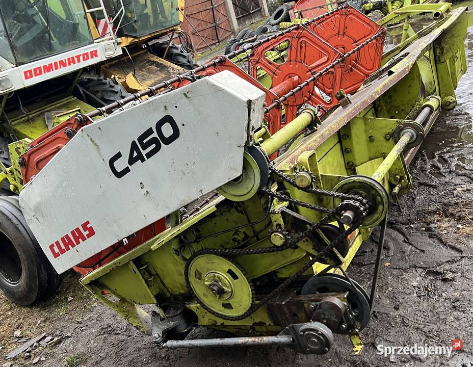 Heder 45m cięcia kombajn claas Dominator 86 Rolnictwo Zahajki