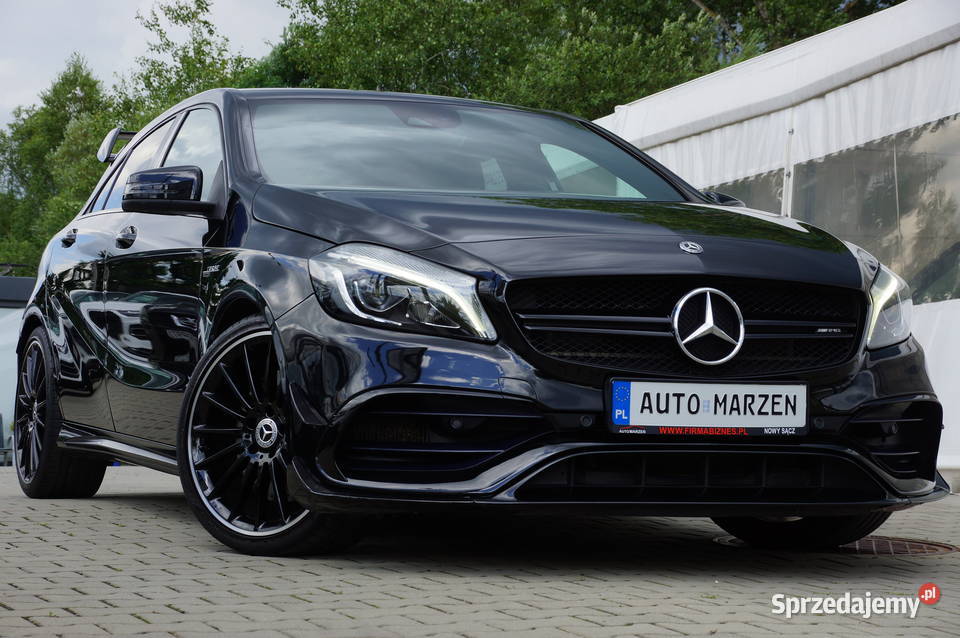 Mercedes A45 AMG 20 Benzyna 381 Lift Navi Kamera Nowy Sącz sprzedam