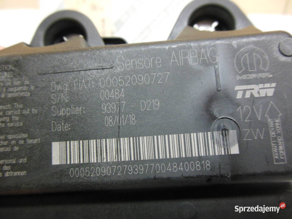 FIAT TIPO II SENSOR MODUŁ STROWNIK AIRBAG Układ elektryczny, zapłon Kozy