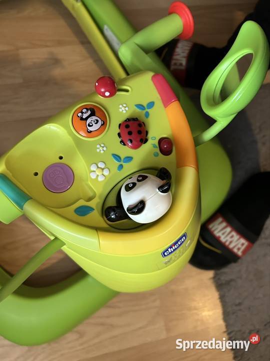 Chodzik Pchacz Jeździk 3w1 Chicco 123 zielony Jeździk Nosidełka i chodziki Rzeszów