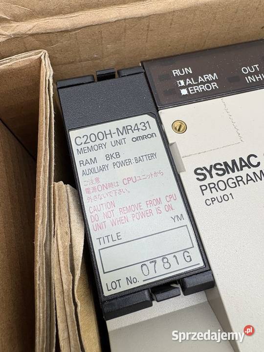 Omron SYSMAC C200HCPU01 CPU Unit C200HMR431 Warszawa sprzedam