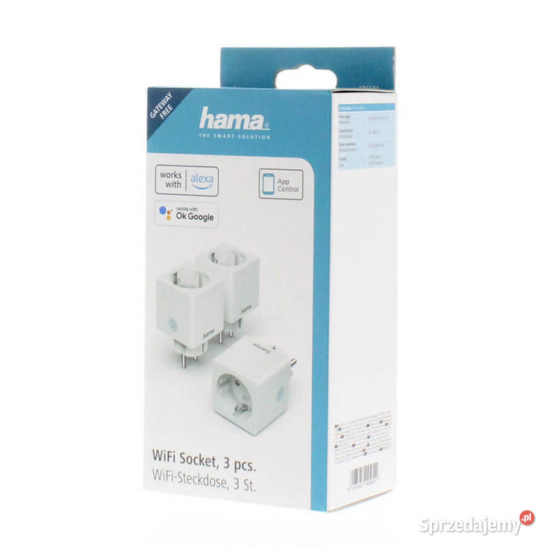 Hama smart Wifi inteligentne gniazda zdalne 3 Gdańsk sprzedam