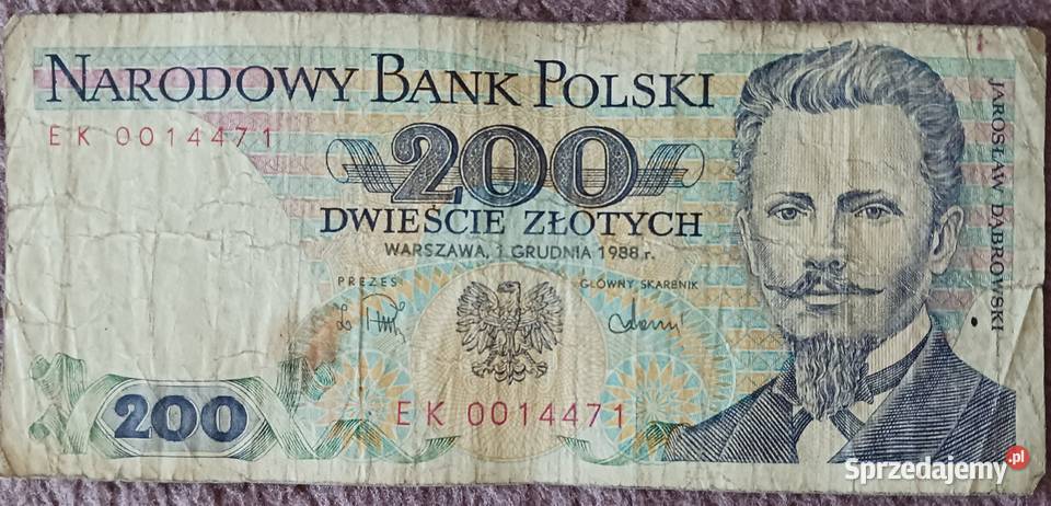 200 J Dąbrowski seria EK 1XII1988 r Konin