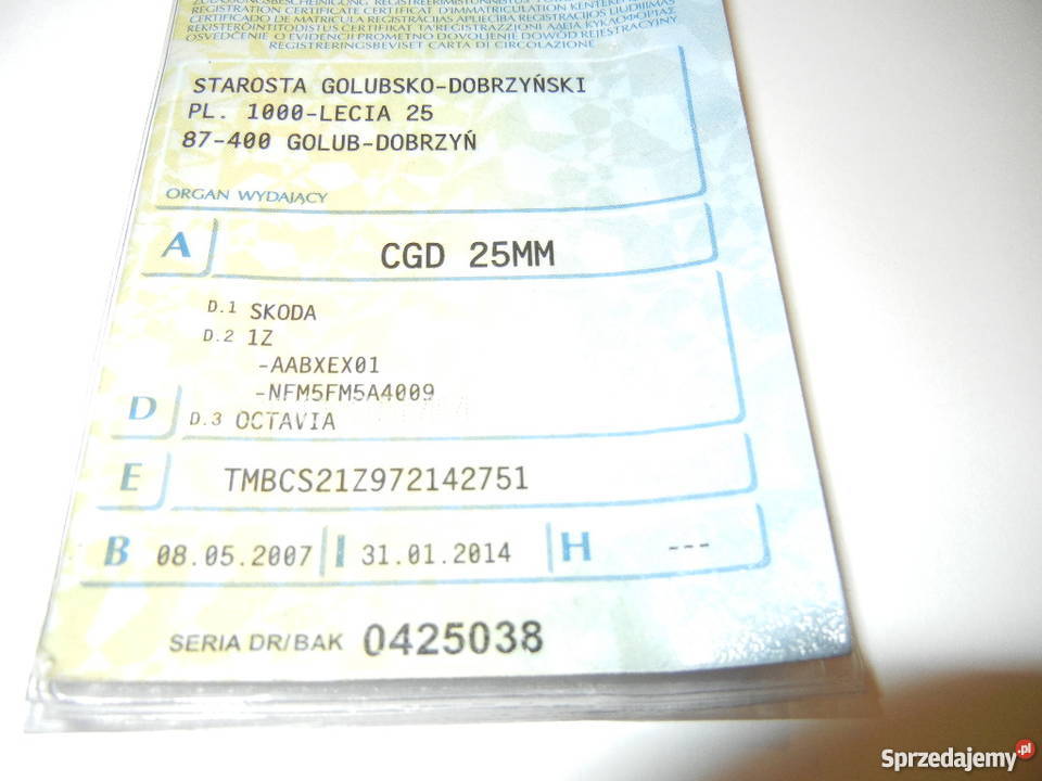 Skoda Octavia II TDI Czarny metalic Golub-Dobrzyń