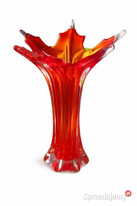 Wazon artystyczny Porcelana i szkło