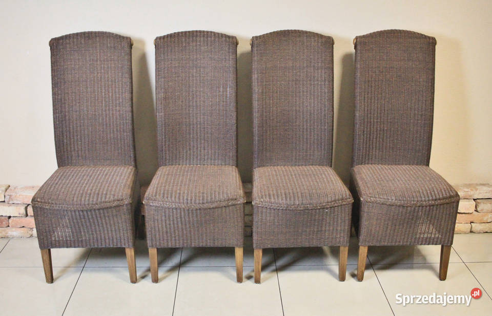 4 krzesła RATTAN Origineel Loom Furniture BV