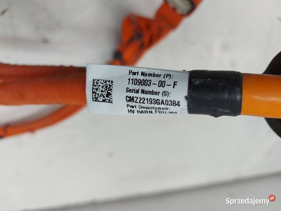 TESLA MODEL Y 2022r KABEL PRZEWÓD BATERII dolnośląskie