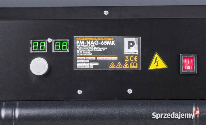 Nagrzewnica olejowa 65 kw z kominem spalinowa Katowice