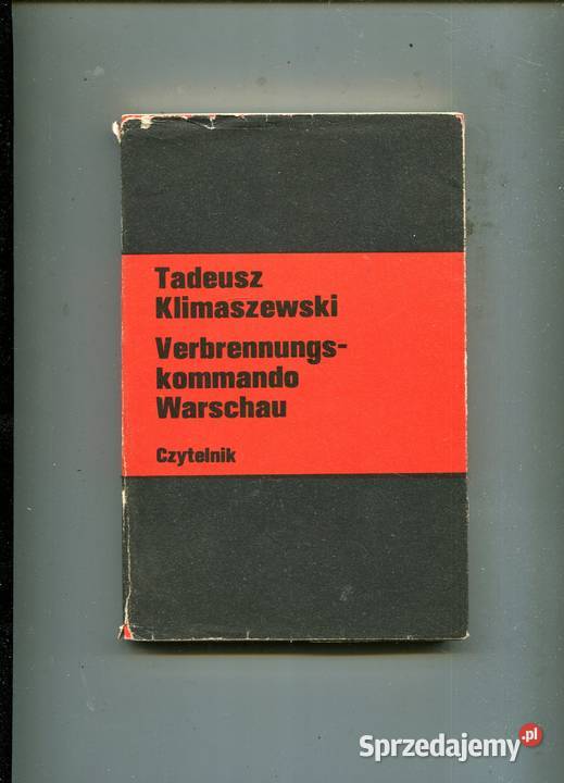 Verbrennungs komando Warschau Tadeusz Rok wydania 1984