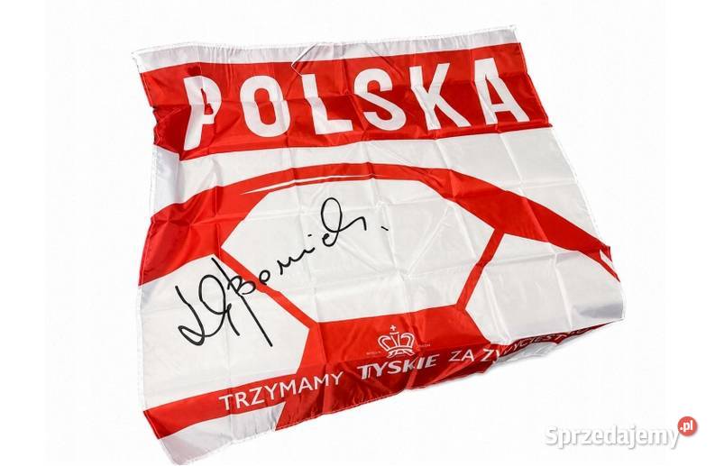 Flaga Tyskie Polska 100x100 kibicowska
