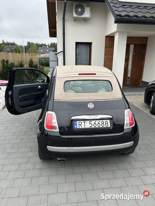 Fiat 500 Fiat 500 c w super stanie mały przebieg centralny zamek Rzeszów sprzedam
