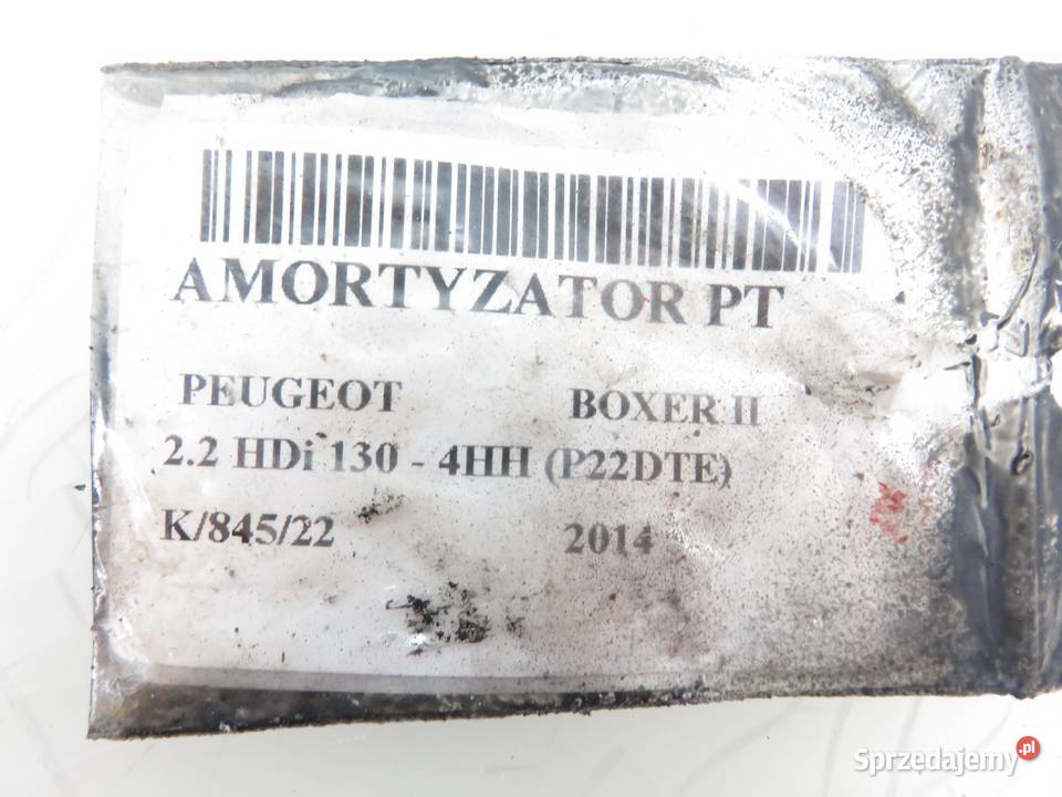 AMORTYZATOR TYŁ PEUGEOT BOXER Skrzynia 22 HDI