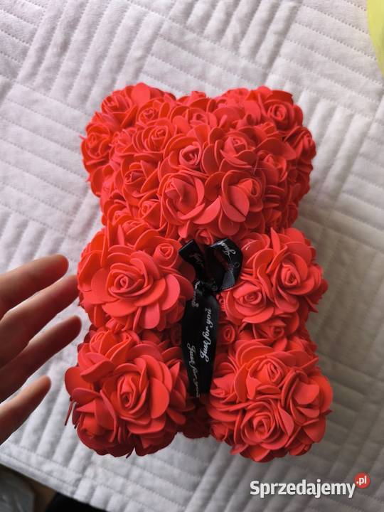 Miś różany na każdą okazję czerwony lubelskie