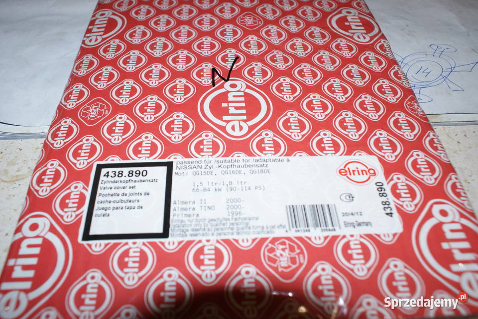 438890 ELRING USZCZELKA POKRYWY ZAWORÓW KPL Białobrzegi