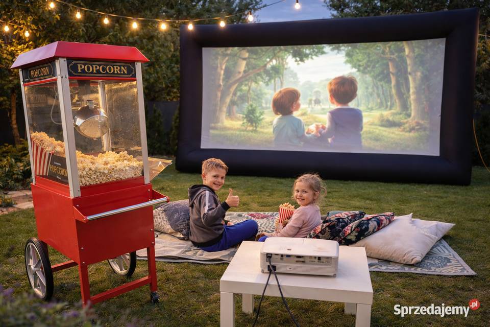 Wynajem Kina Plenerowego Projektor Ekran Maszyna wielkopolskie Poznań