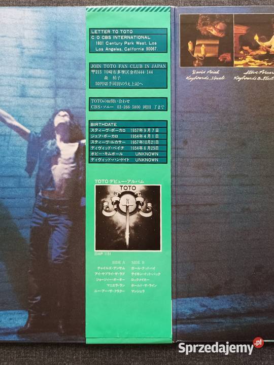 TOTO Hydra wydanie Japan VINYL Warszawa