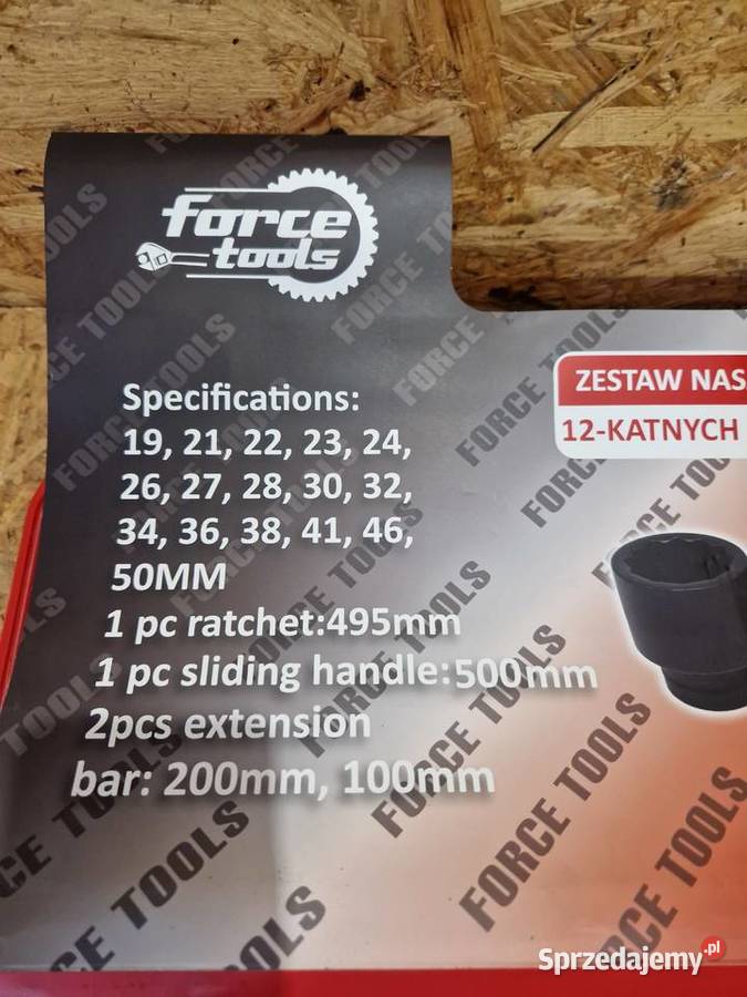 ZESTAW KLUCZY NASADOWYCH UDAROWYCH 34 12KĄTNE 21 Głogowa
