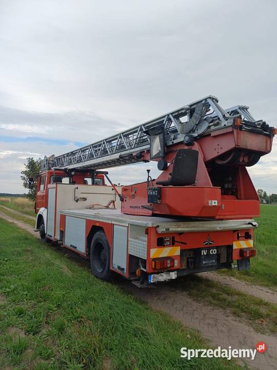 Podnośnik koszowy Iveco Magirus drabina Zduńska Wola